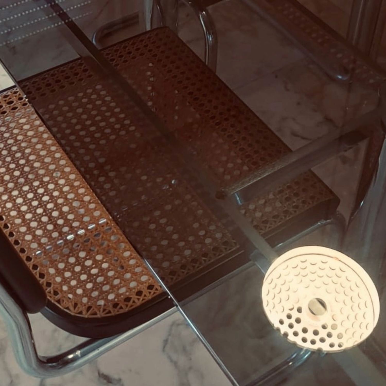 light on the table
