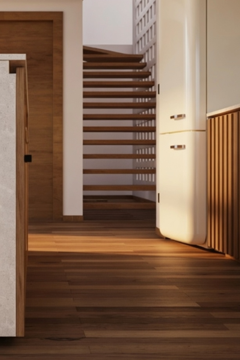 from island to 1st floor rendering